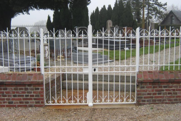 Balustrade extérieure en acier soudé - modèle Narcisse