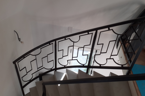 Rampe d’escalier soudé -Modèle ”Anne”