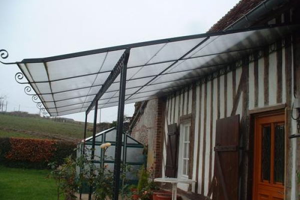 Pergola en fer forgé plates - modèle Emmy